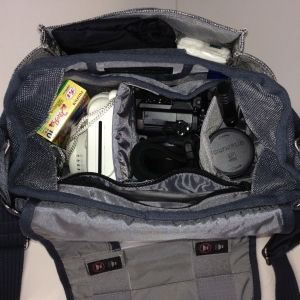 Cristel's camera bag