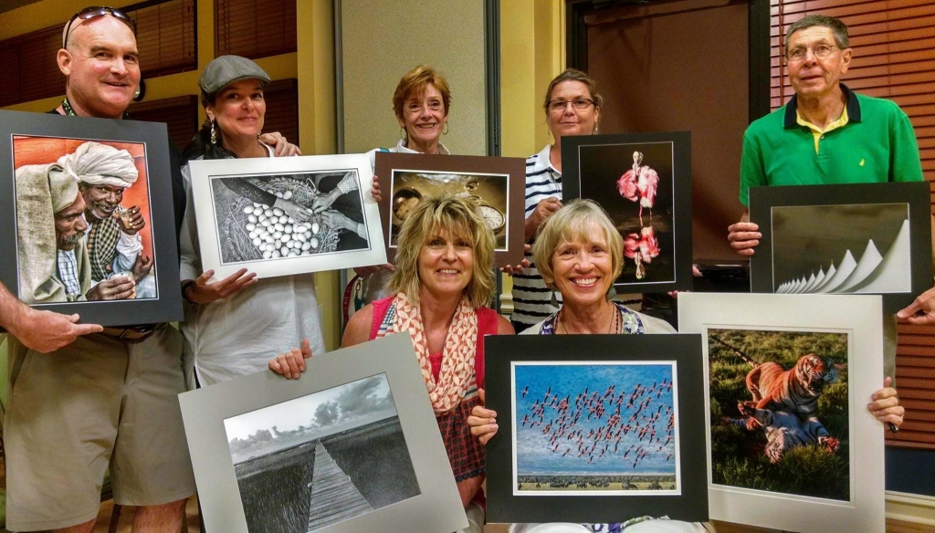 Some of the Beaufort Club winners at the 2015 Tri-Club Competition. From left to right: Brad Mol, Cristel Mol-Dellepoort, Karen Norwood, Lynn Long, Lamar Nix, Janet Harter Garrity, Joan Eckhardt. 